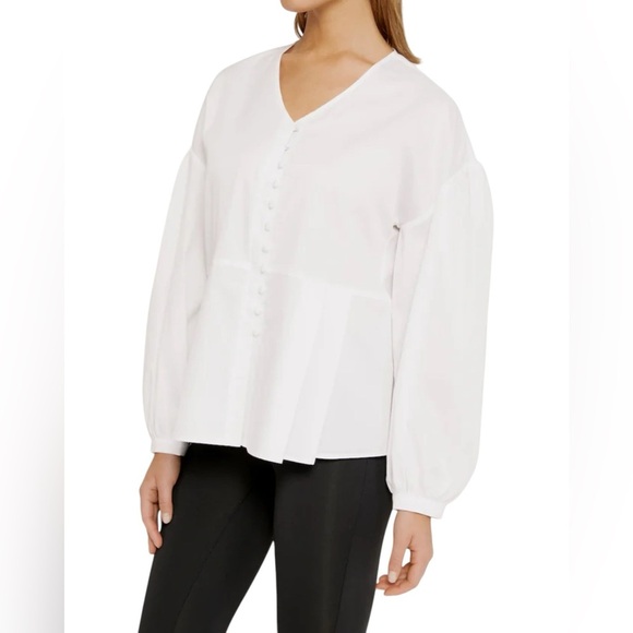 Harshman New NWT White 100% Cotton Button Down Billie Shirt Size 3X Plus - Picture 1 of 7